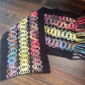Renee’s NYC Multicolor Hand-Knit Scarf from Anthropologie